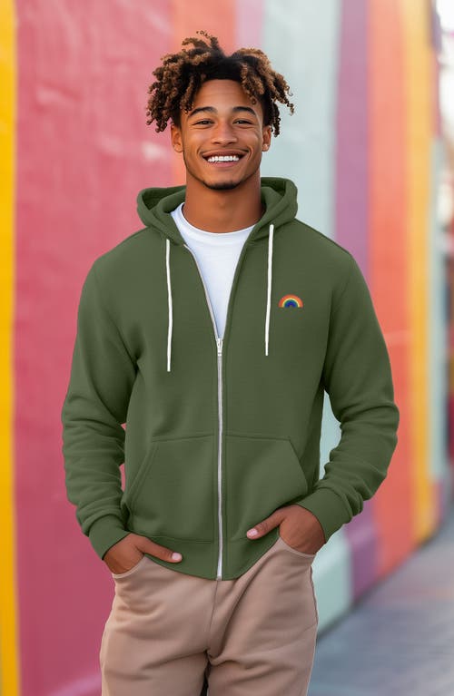 DALIX DALIX RAINBOW ZIP HOODIE 
