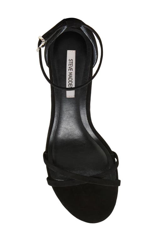 Steve Madden Rae Ankle Strap Sandal In Black