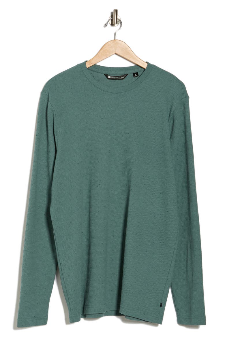 Cloud Waffle Crewneck Tee, Alternate, color, SILVER PINE