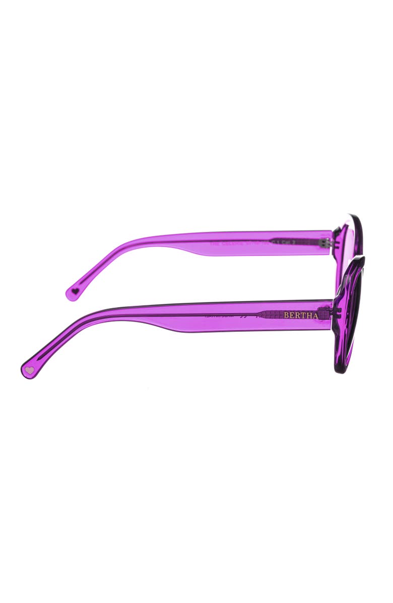 BERTHA Margot Handmade in Italy Sunglasses, Alternate, color, 