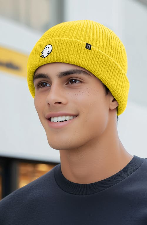 Dalix Ghost Beanie In Yellow