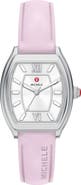 MICHELE Relev  Sport Mid Silicone Strap Watch, 32mm