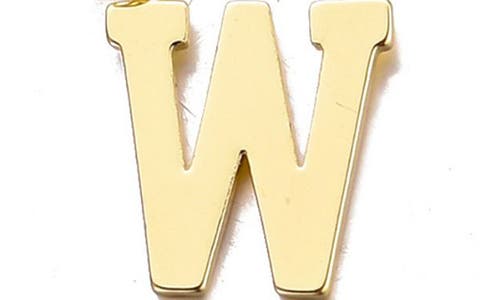 Adornia Initial Charm Tennis Bracelet In Gold