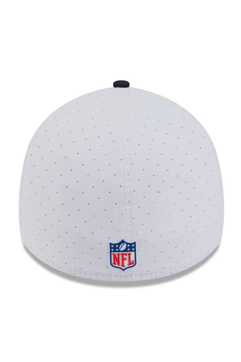 Men's New Era  White/Navy Houston Texans 2025 NFL Training Camp 39THIRTY Flex Hat, Alternate, color, White