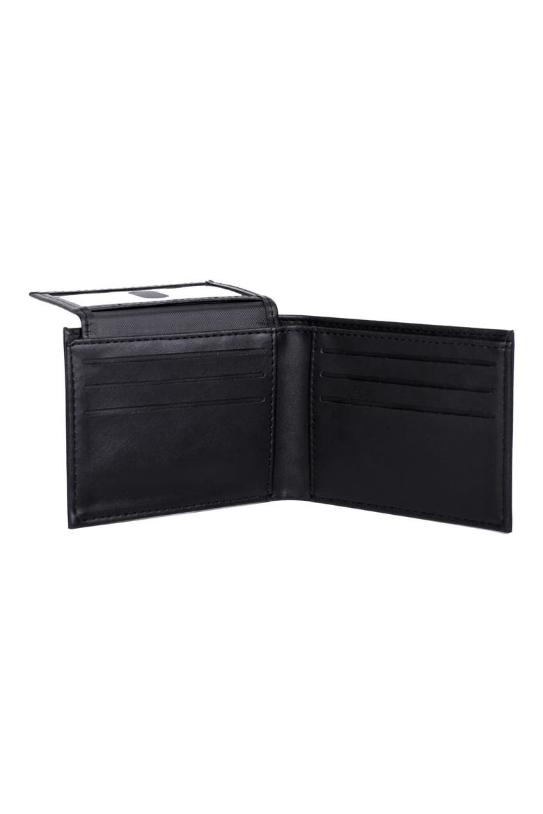 Smooth RFID Bifold, Alternate, color, BLACK