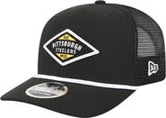 New Era Men's New Era  Black Pittsburgh Steelers Team 9SEVENTY Adjustable Hat