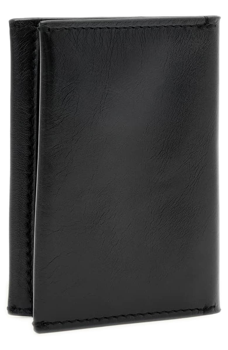 AllSaints Leather Bifold Wallet, Alternate, color, Black