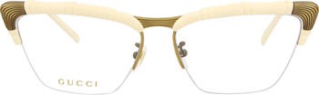 58mm Novelty Square Optical Glasses