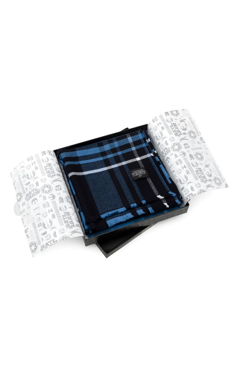 Cufflinks, Inc. Mandalorian Tartan Merino Wool Scarf, Alternate, color, Blue
