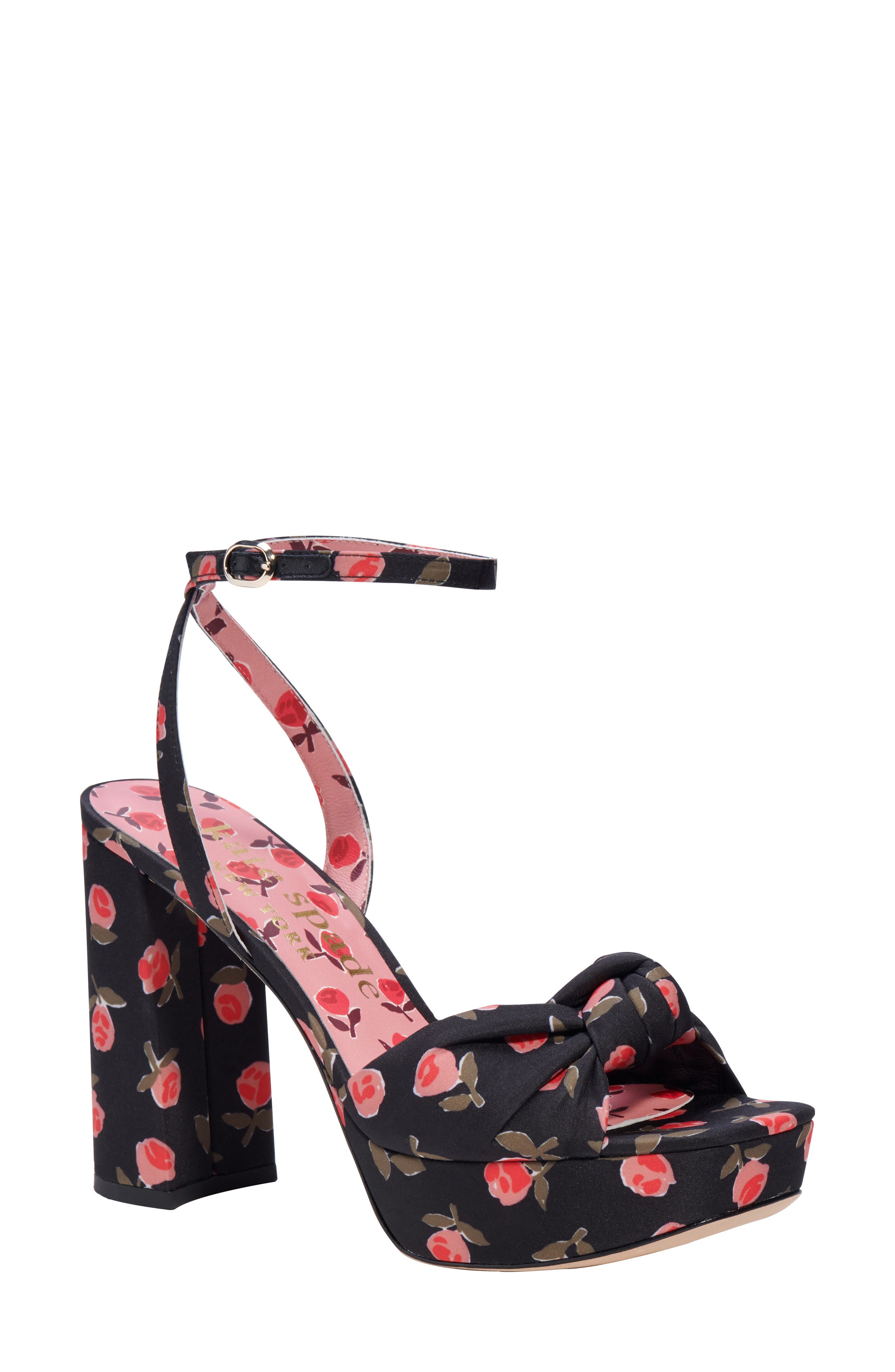 confetti platform sandal, Main, color, DITSY ROSE