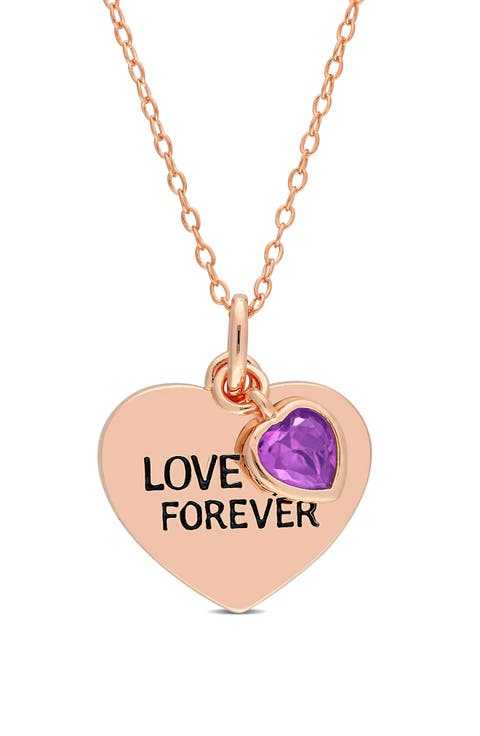 Love You Forever Pendant Necklace
