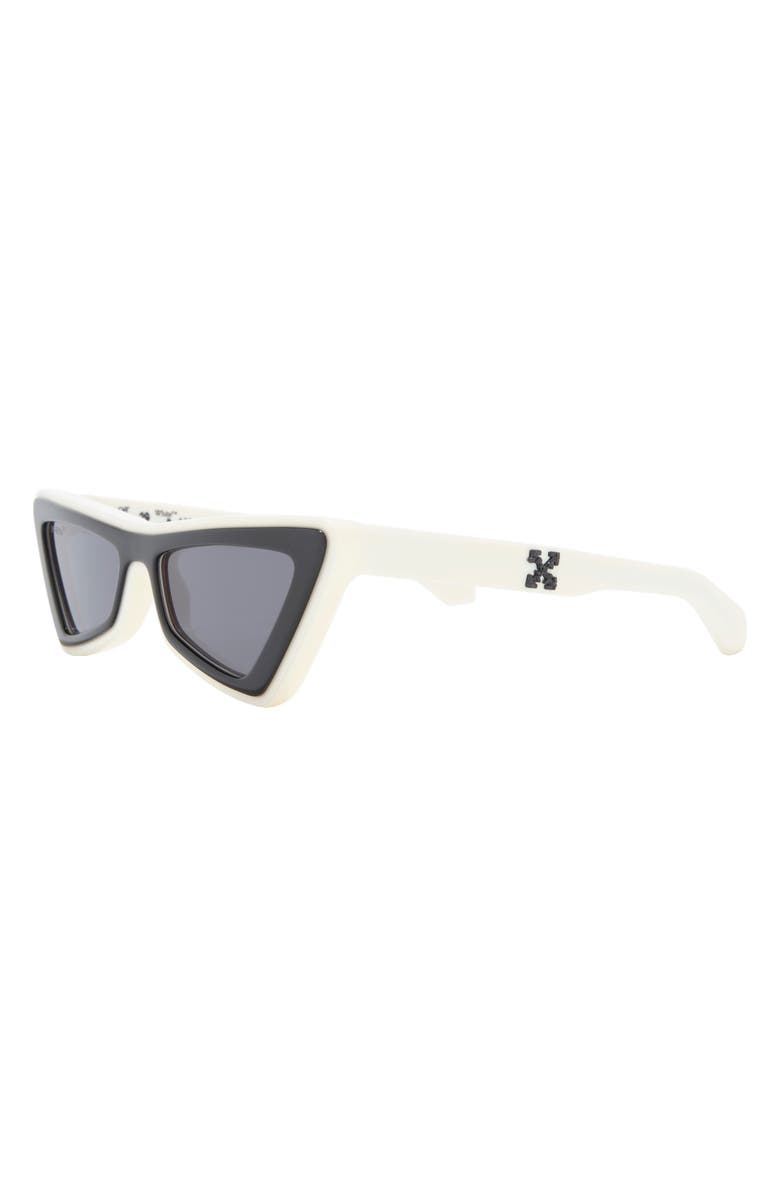 Off-White Artemisia 55mm Cat Eye Sunglasses, Alternate, color, 