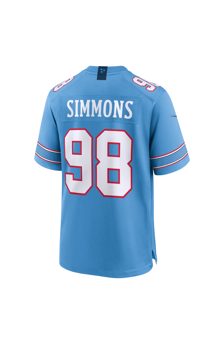 Nike Men's Nike Jeffery Simmons Light Blue Tennessee Titans Game Jersey, Alternate, color, Light Blue