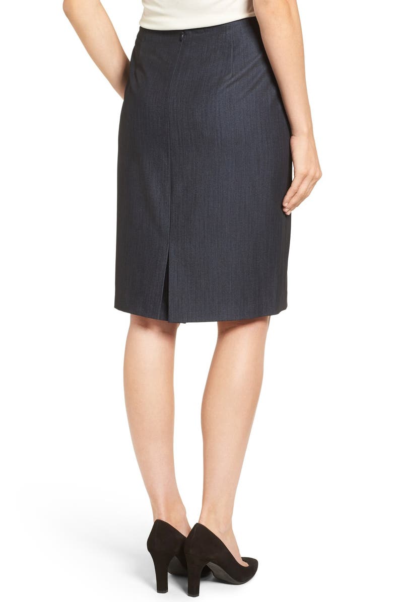 Anne Klein Stretch Woven Suit Skirt, Alternate, color,