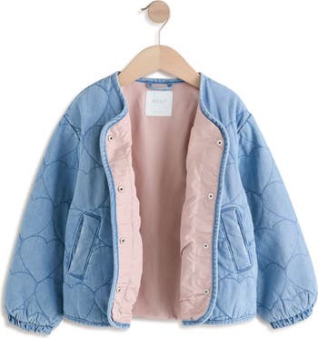 Kids' Quilted Denim Jacket