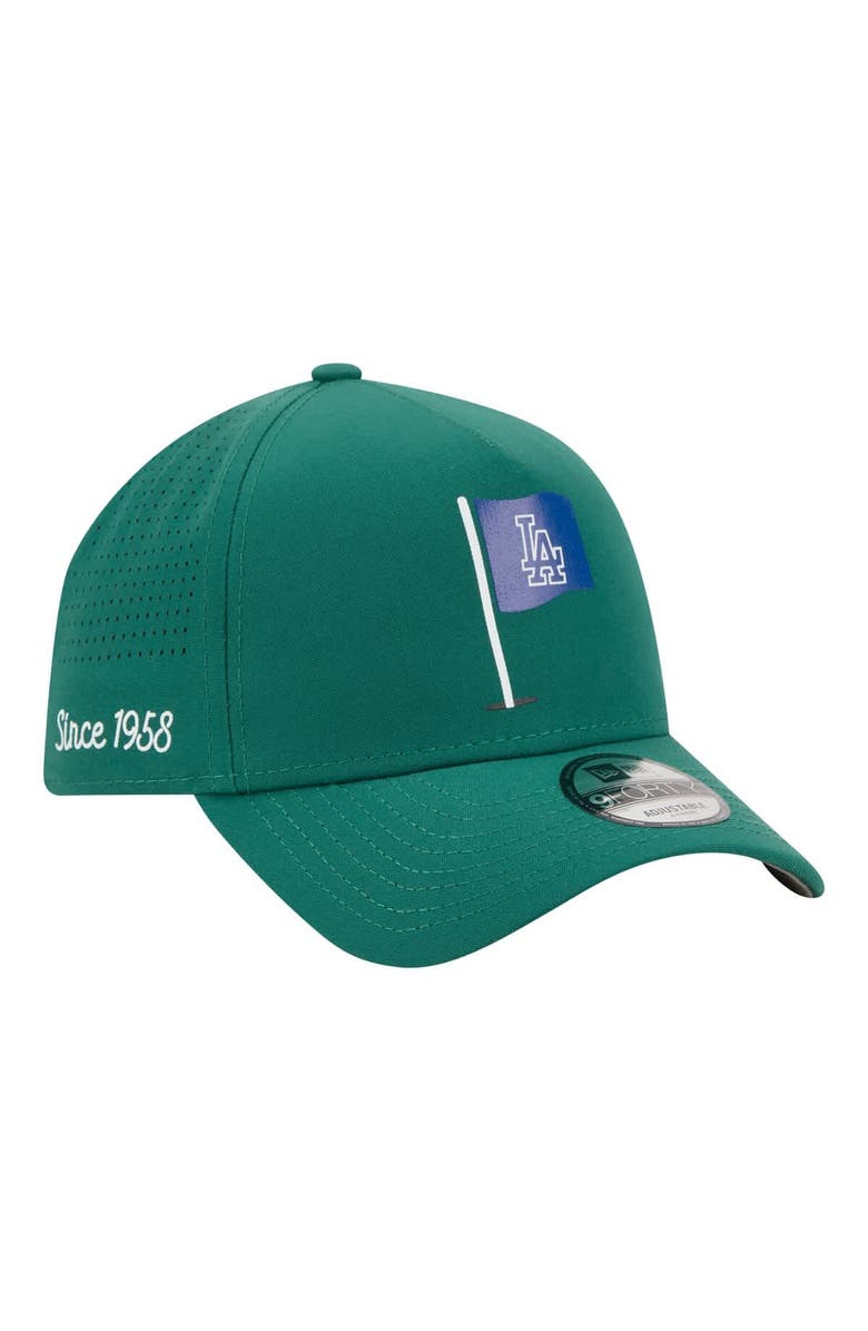 New Era Men's New Era  Green Los Angeles Dodgers Pin Seeker 9FORTY A-Frame Adjustable Hat, Main, color, Green