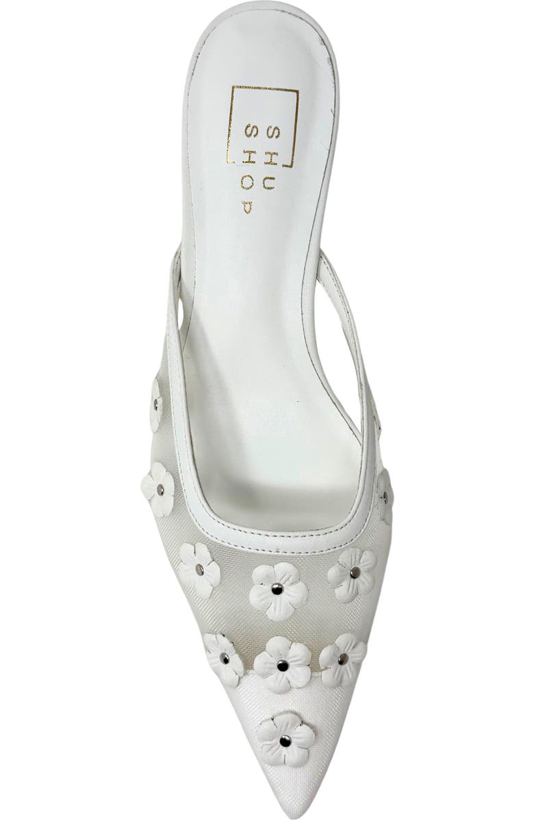 SHUSHOP Norma Mule, Alternate, color, White