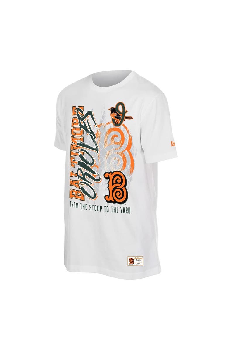 New Era Men's New Era  White Baltimore Orioles 2026 City Connect Photo Real T-Shirt, Alternate, color, White