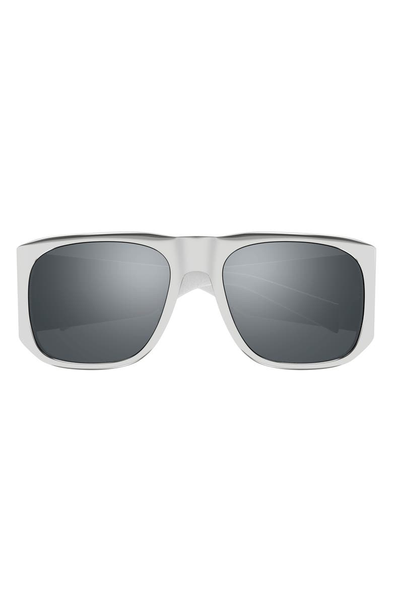 Saint Laurent 58mm Geometric Sunglasses, Main, color,