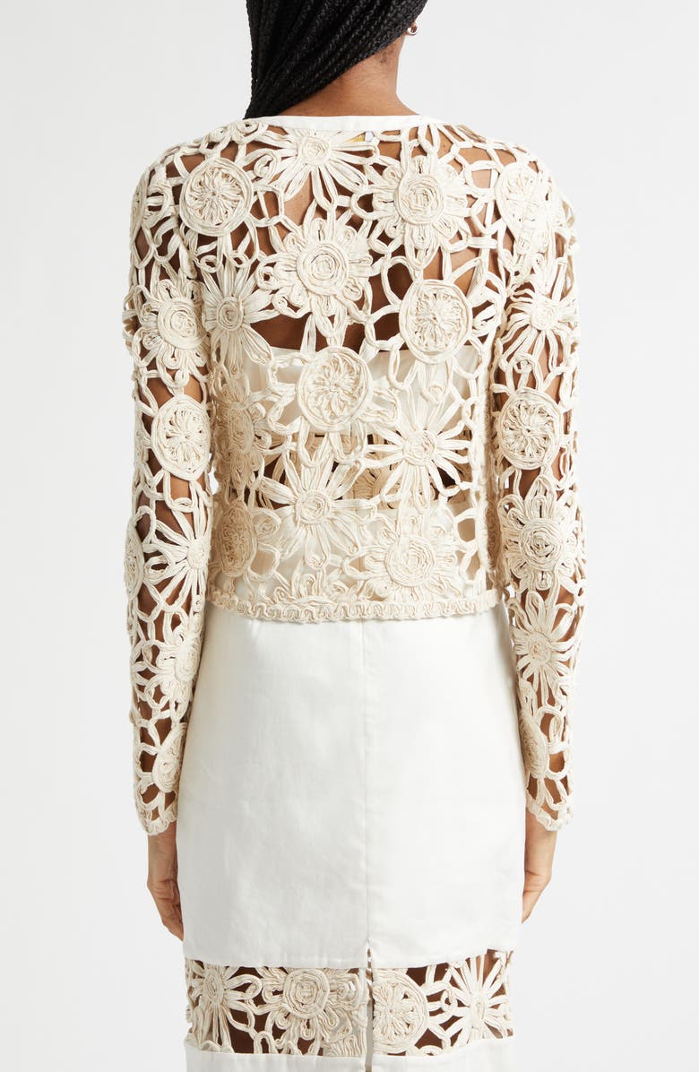 Ramy Brook Adelynn Soutache Jacket, Alternate, color, Ivory