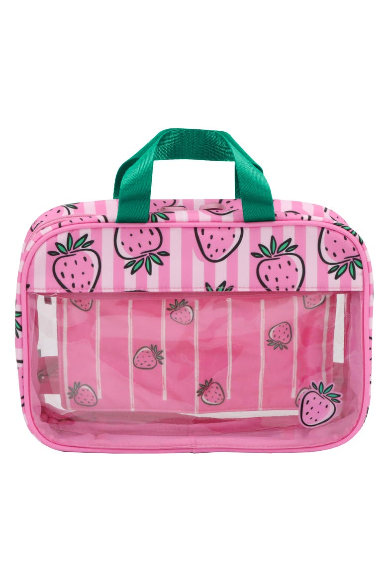 Kids' Mini Madrid Clear Hand Case, Alternate, color, PINK