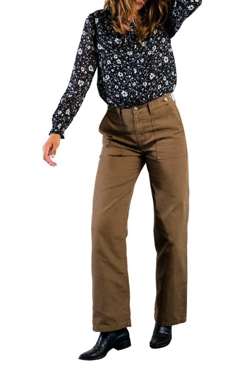 ABLE Amanda Utility Wide Leg Pant, Alternate, color,