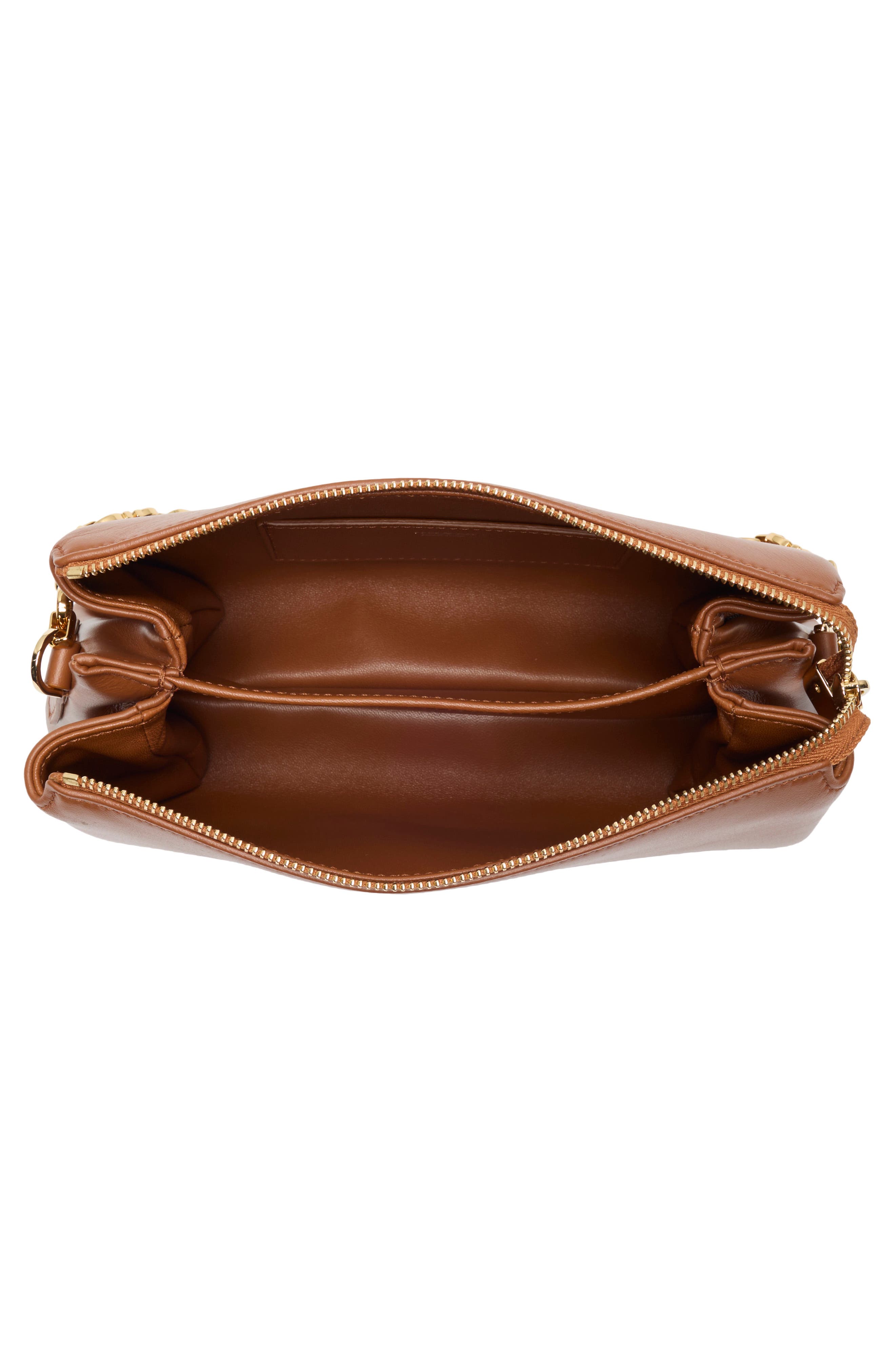 FERRAGAMO Mini New Line Shoulder Bag, Alternate, color, Natural Resort