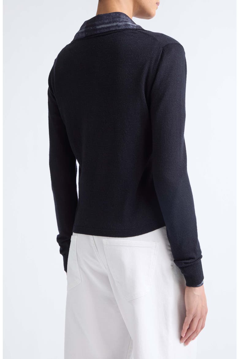 Wool Blend V-Neck Sweater, Alternate, color, 11 BLUE