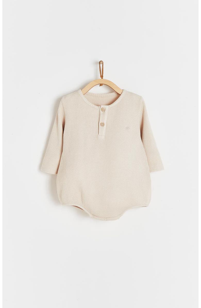 Babycottons Bodysuit Mao Waffle for Infant, Main, color, 