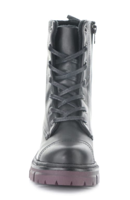 Bos. & Co. Barrett Waterproof Lug Sole Bootie In Black