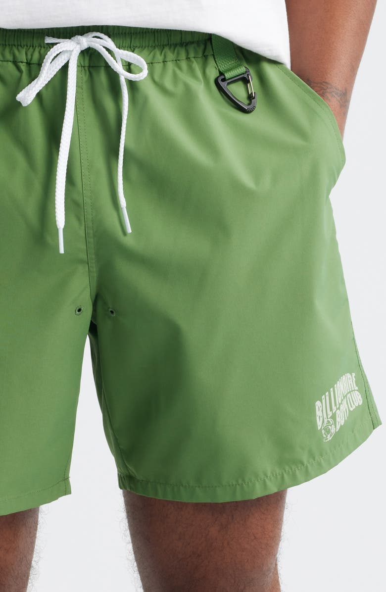 Billionaire Boys Club BB Curve Drawstring Shorts, Alternate, color, Vineyard Green