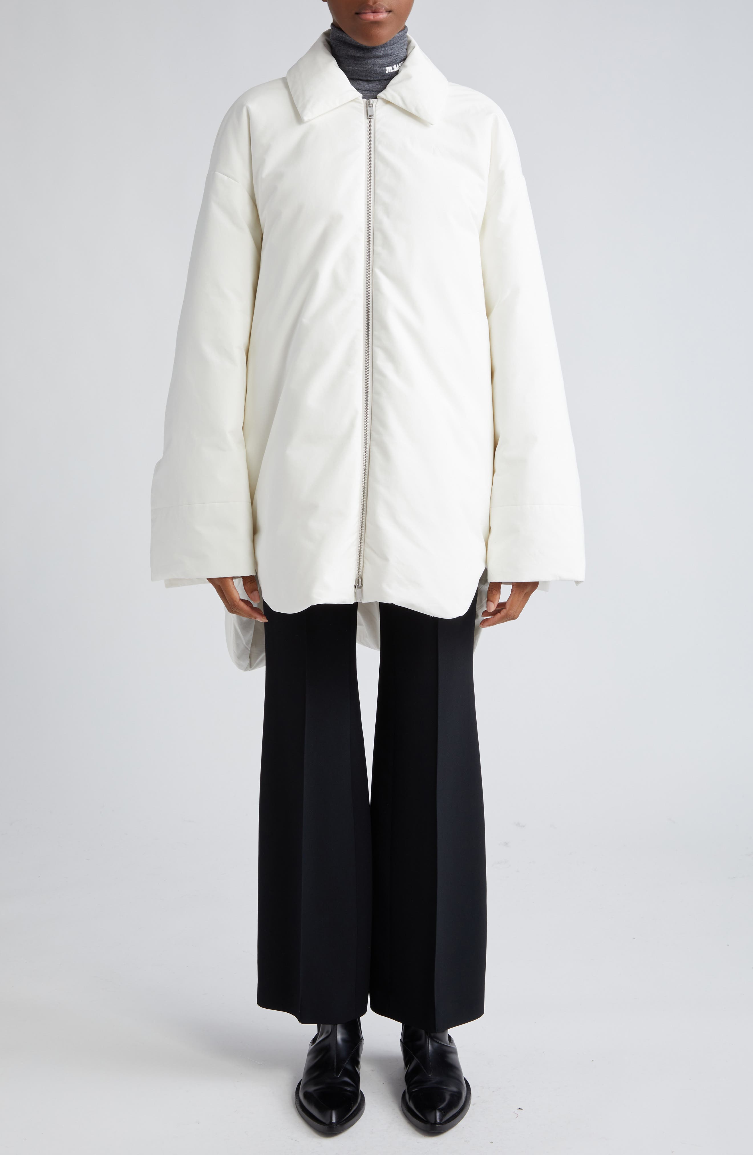 Oversize Down Shirt Jacket - image 2