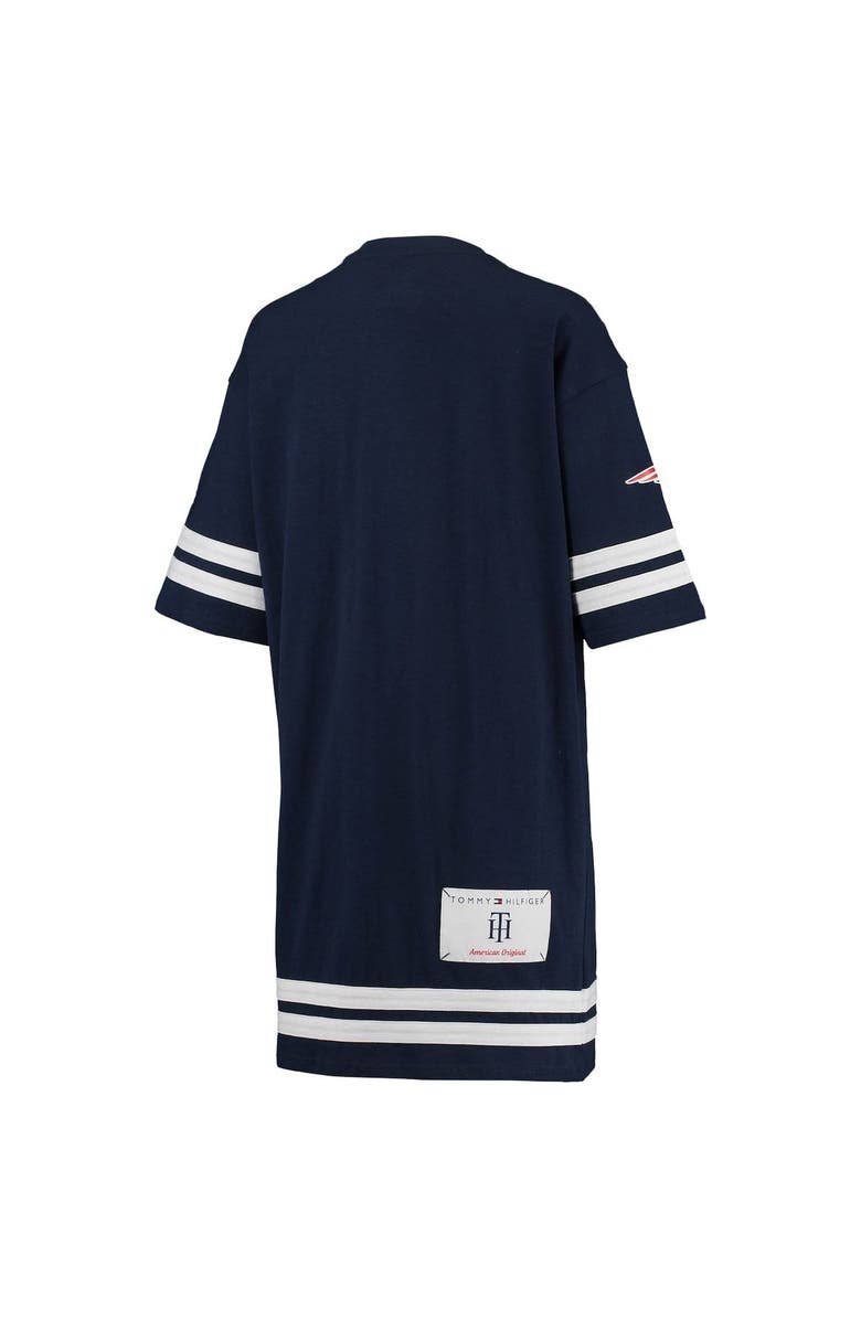 Tommy Hilfiger Women's Tommy Hilfiger Navy New England Patriots Clair Half-Sleeve Dress, Alternate, color, 