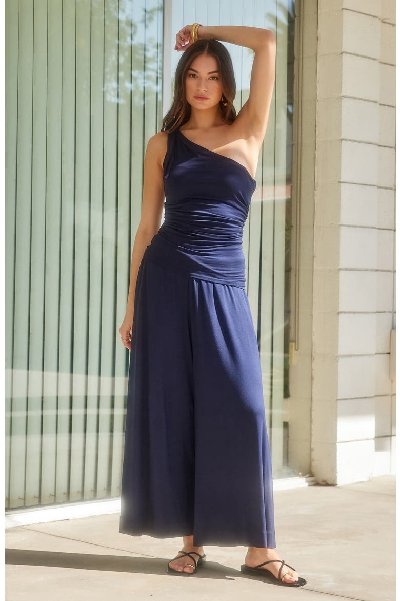 Shilo Ankle Wide Leg Pants, Alternate, color, NAVY