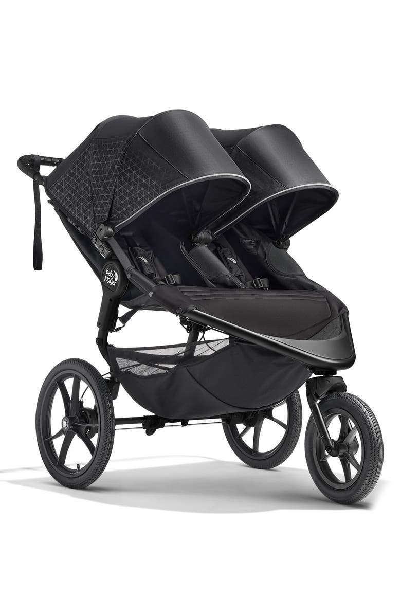 Baby Jogger Summit<sup>™</sup> X3 Double Jogging Stroller, Main, color, Midnight Black