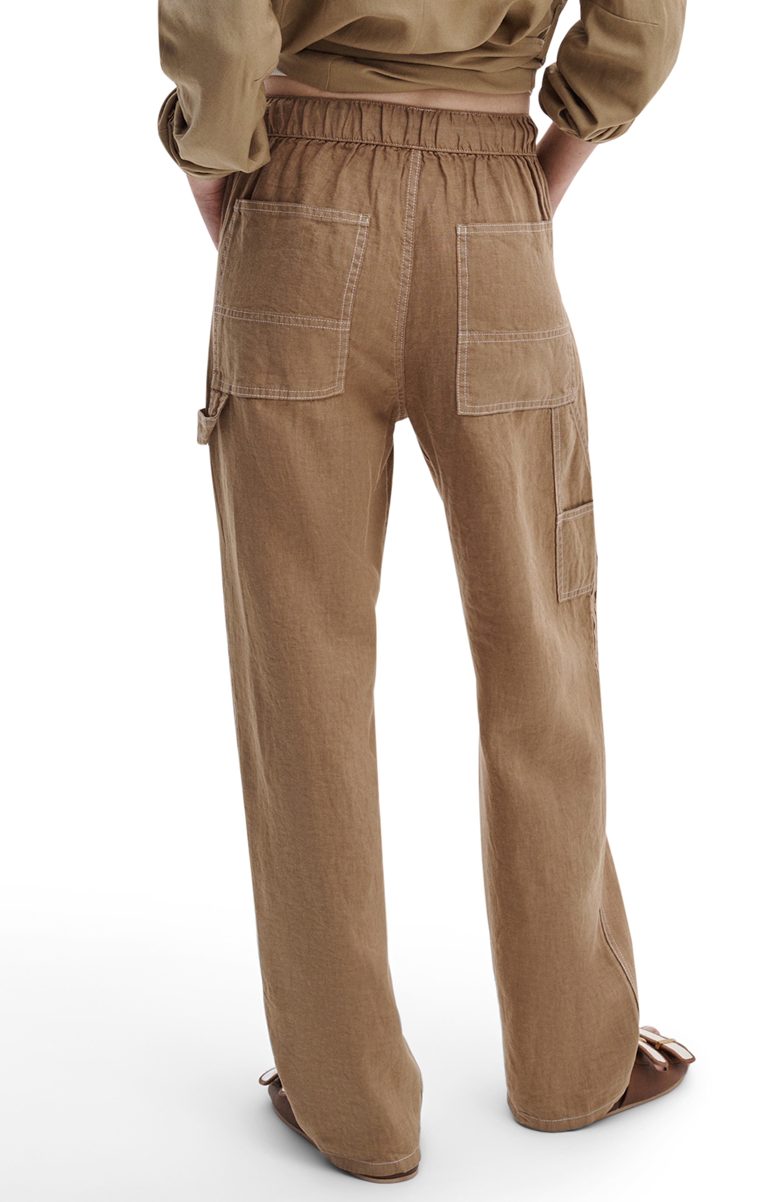 Atlas Linen Drawstring Carpenter Pants - image 4