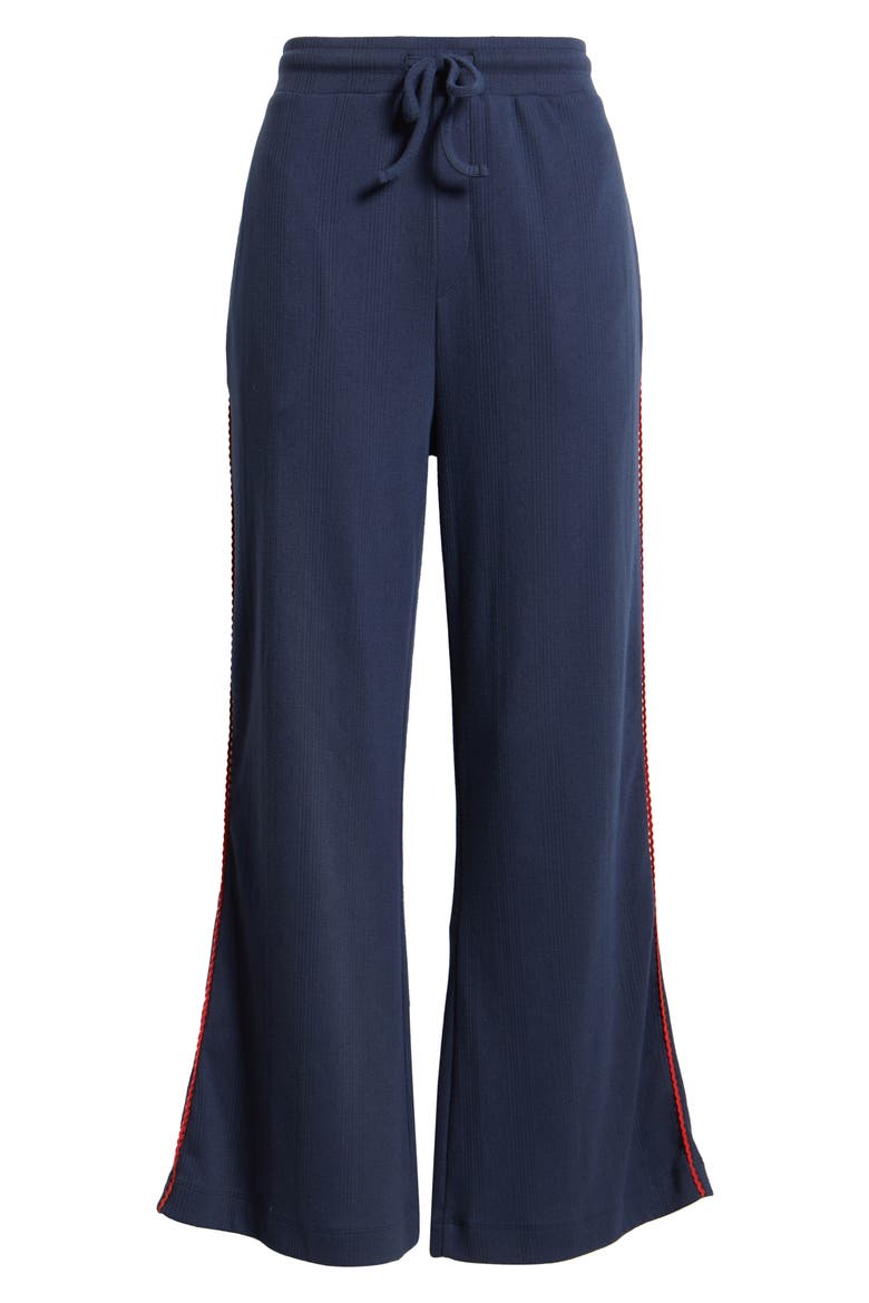 Bailey Kick Flare Sweatpants, Alternate, color, NAVY