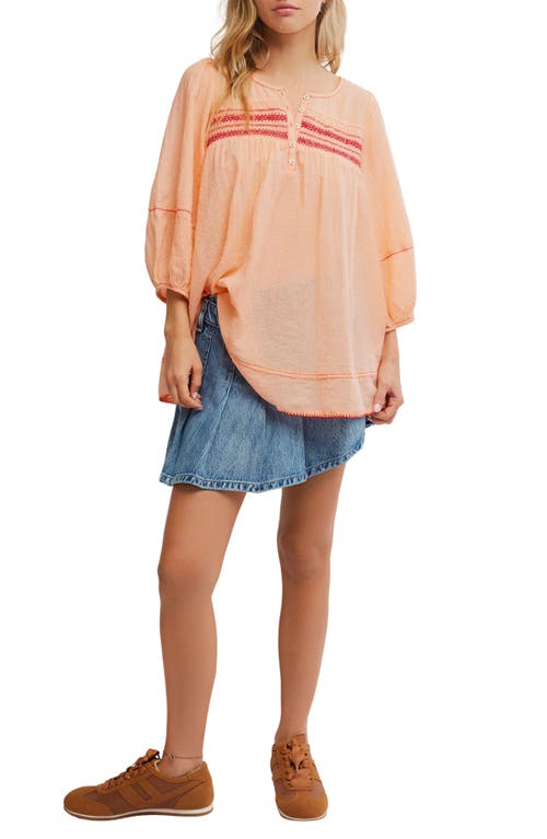 FREE PEOPLE FREE PEOPLE DYLAN SMOCKED TUNIC 