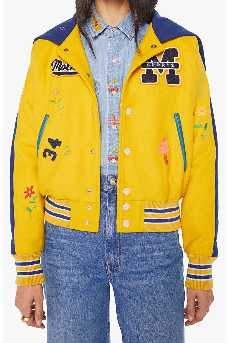 The Split Hood Team Spirit Jacket, Main, color, DROP OUT
