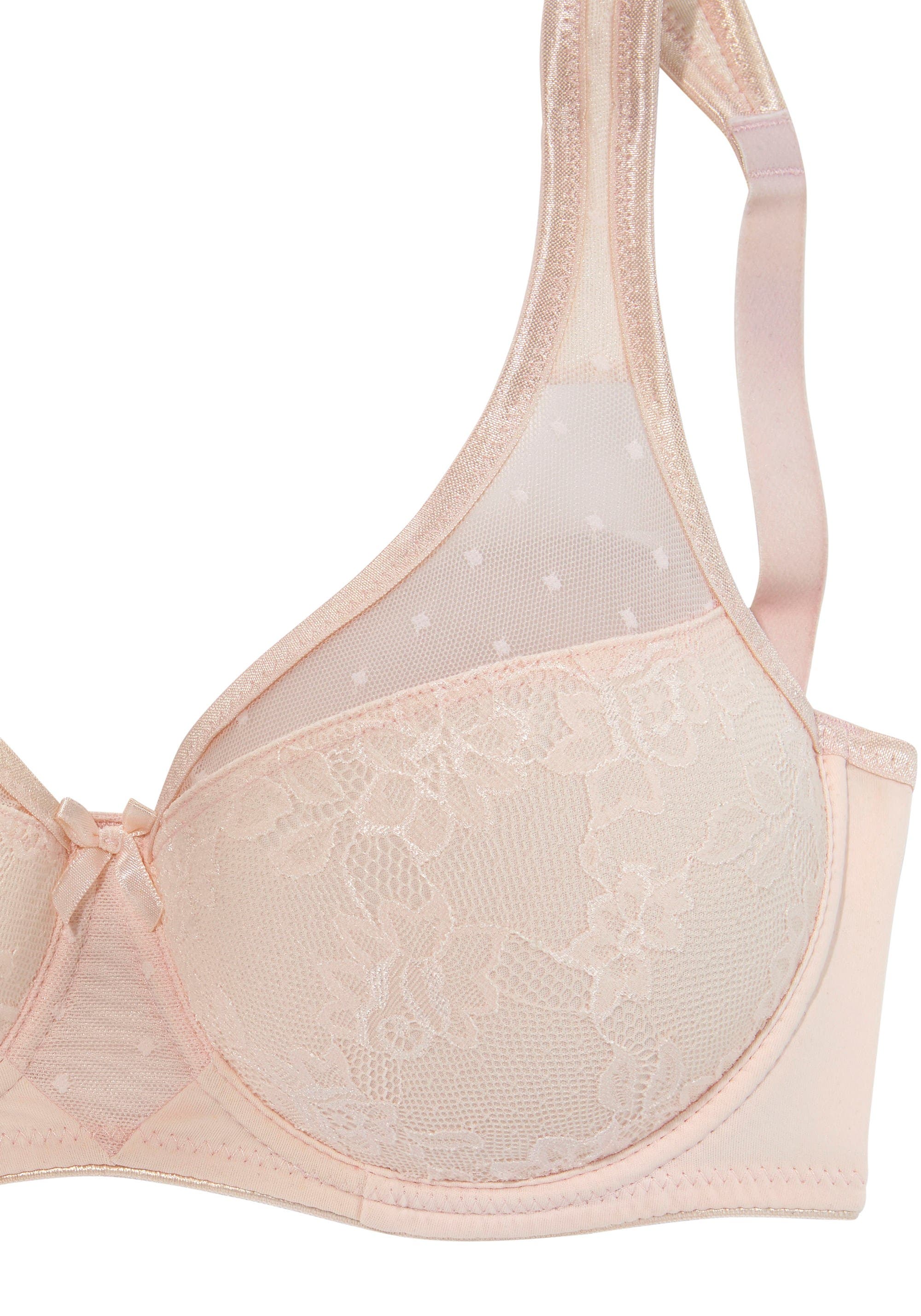 Lace Overlay T-Shirt Bra thumbnail 5