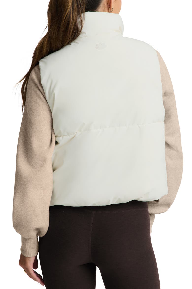 Up for It Matte Puffer Vest, Alternate, color, SEA SALT