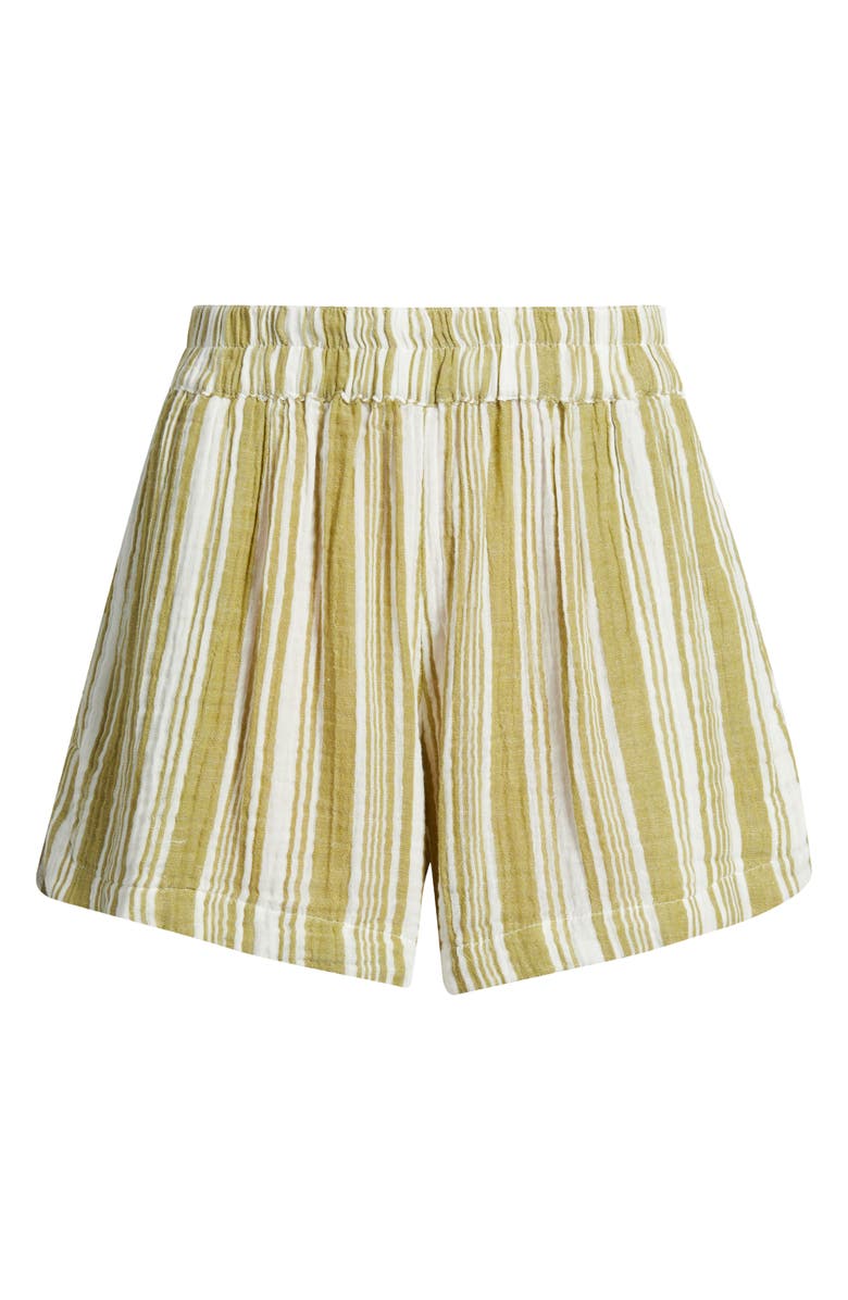 Rip Curl Premium Surf Stripe Cotton Shorts, Main, color, Olive