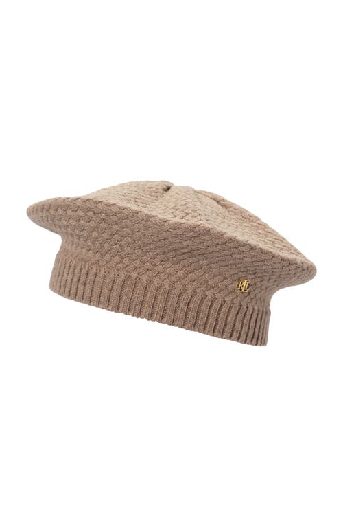 Ralph Lauren Lauren Basket Knit Beret