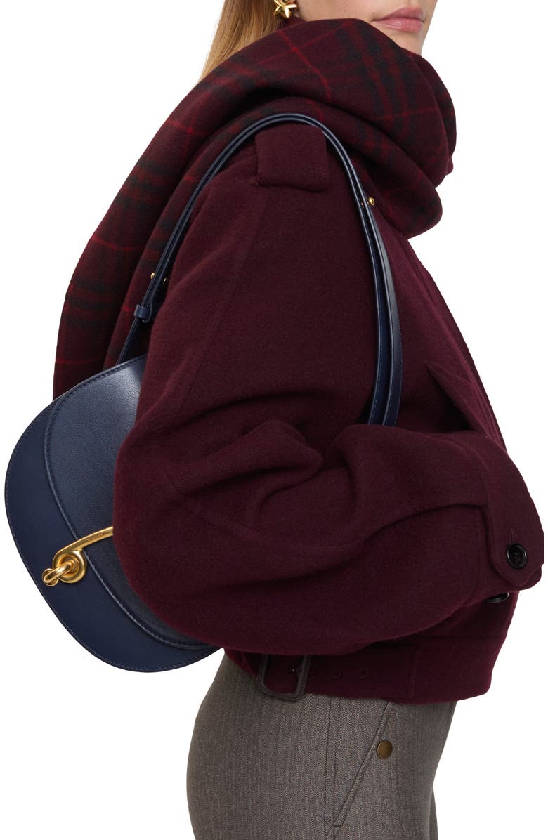 Burberry Small Bridle Bag, Alternate, color, Midnight Blue