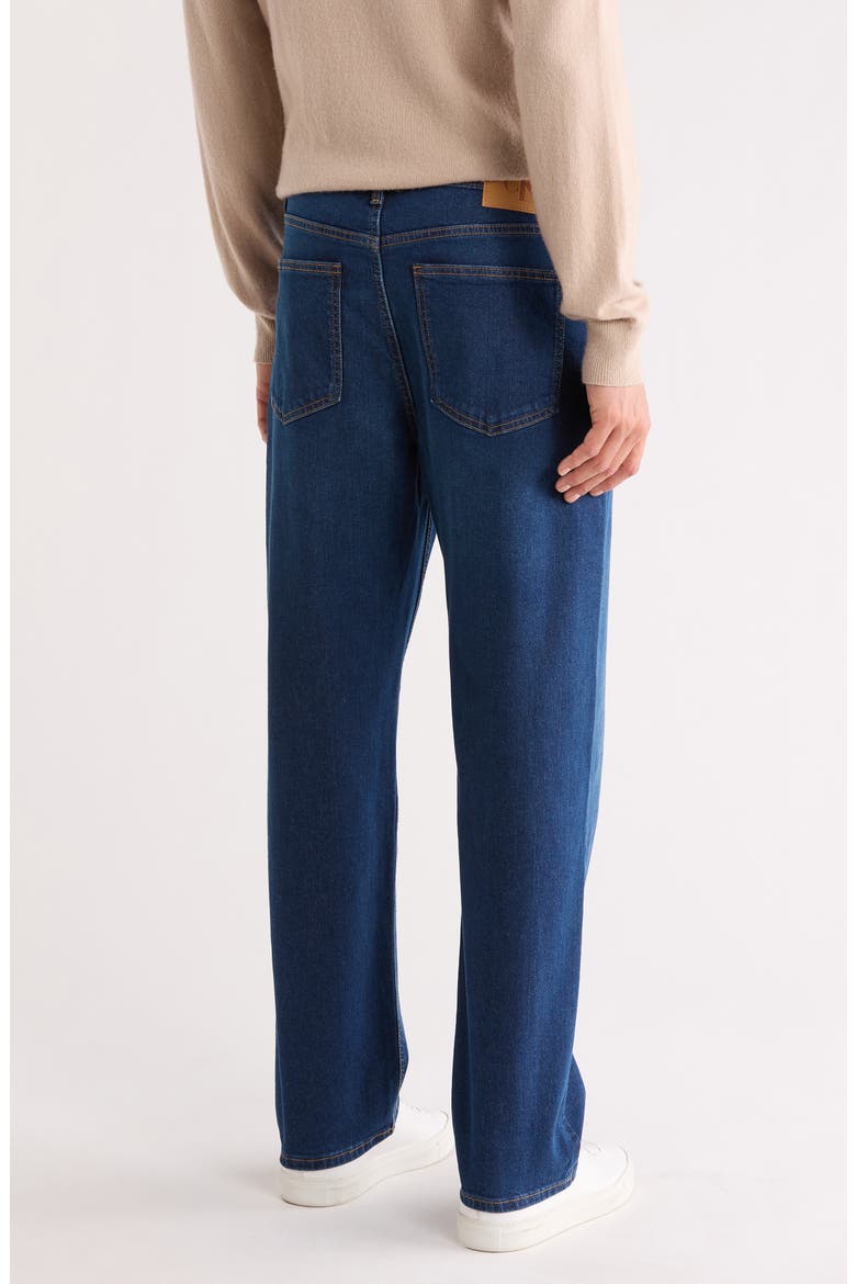 Relaxed Fit Straight Leg Jeans, Alternate, color, SHORELINE