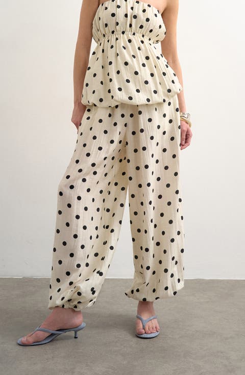 Dot Balloon Pants