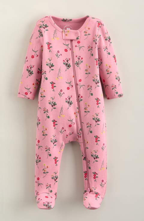 Print Cotton Footie