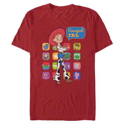 Men's Toy Story 5 Cowgirl IRL Color Collage  Graphic T-Shirt