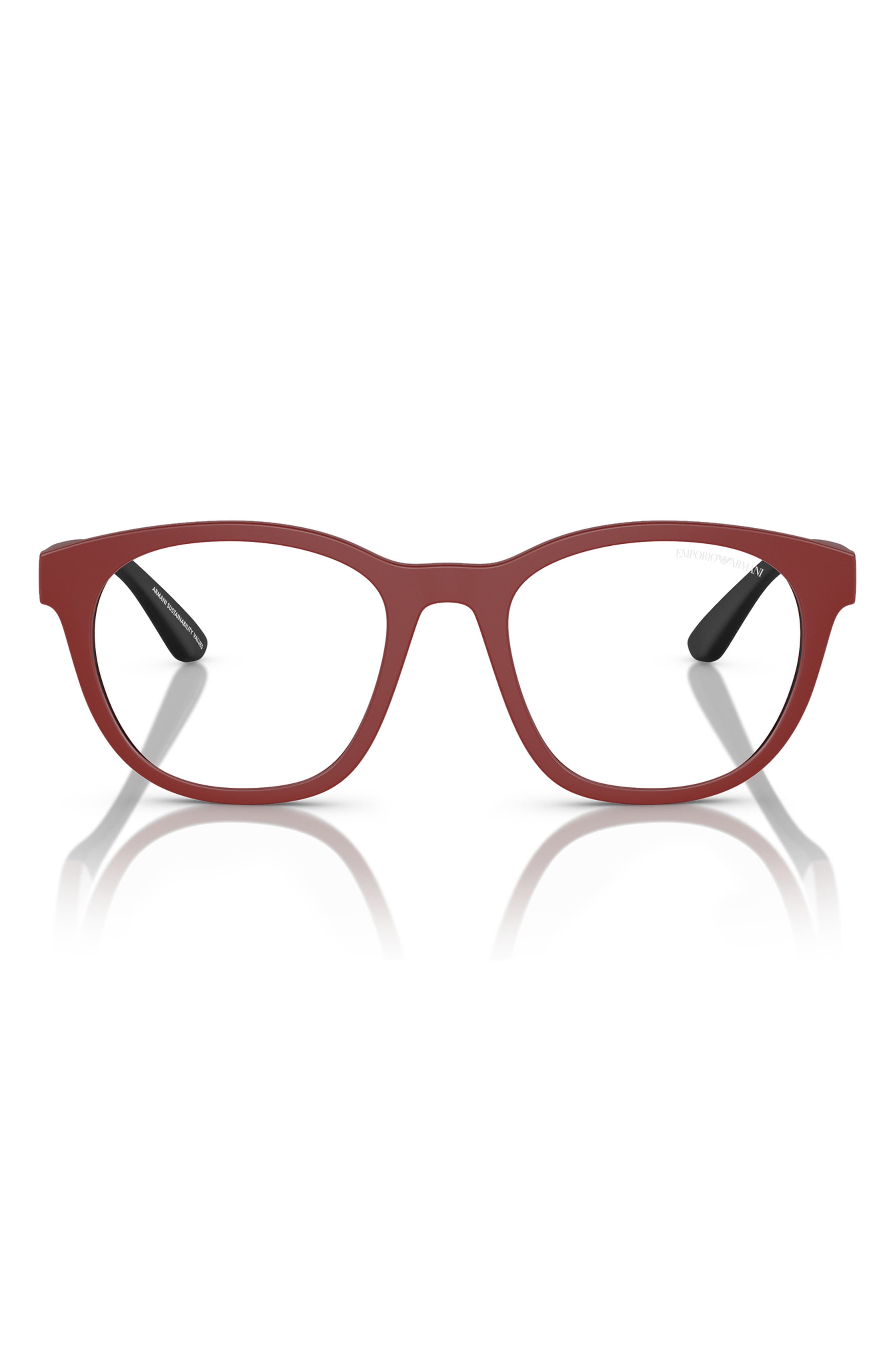 selected MATTE RED / CLEAR