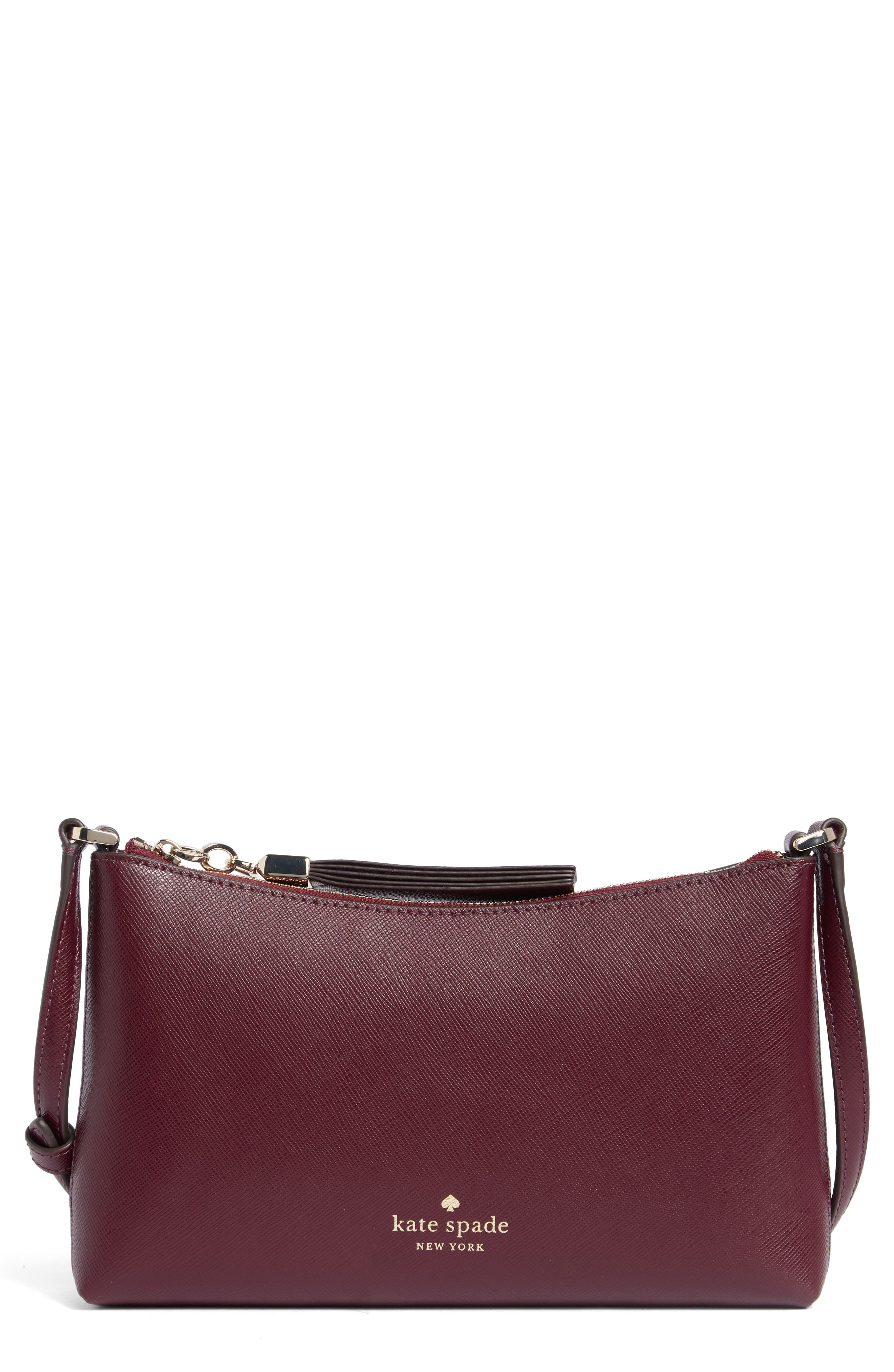 Kate Spade New York sadie saffiano leather small crossbody bag